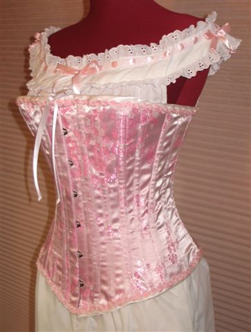 pink corset scarlett o'hara