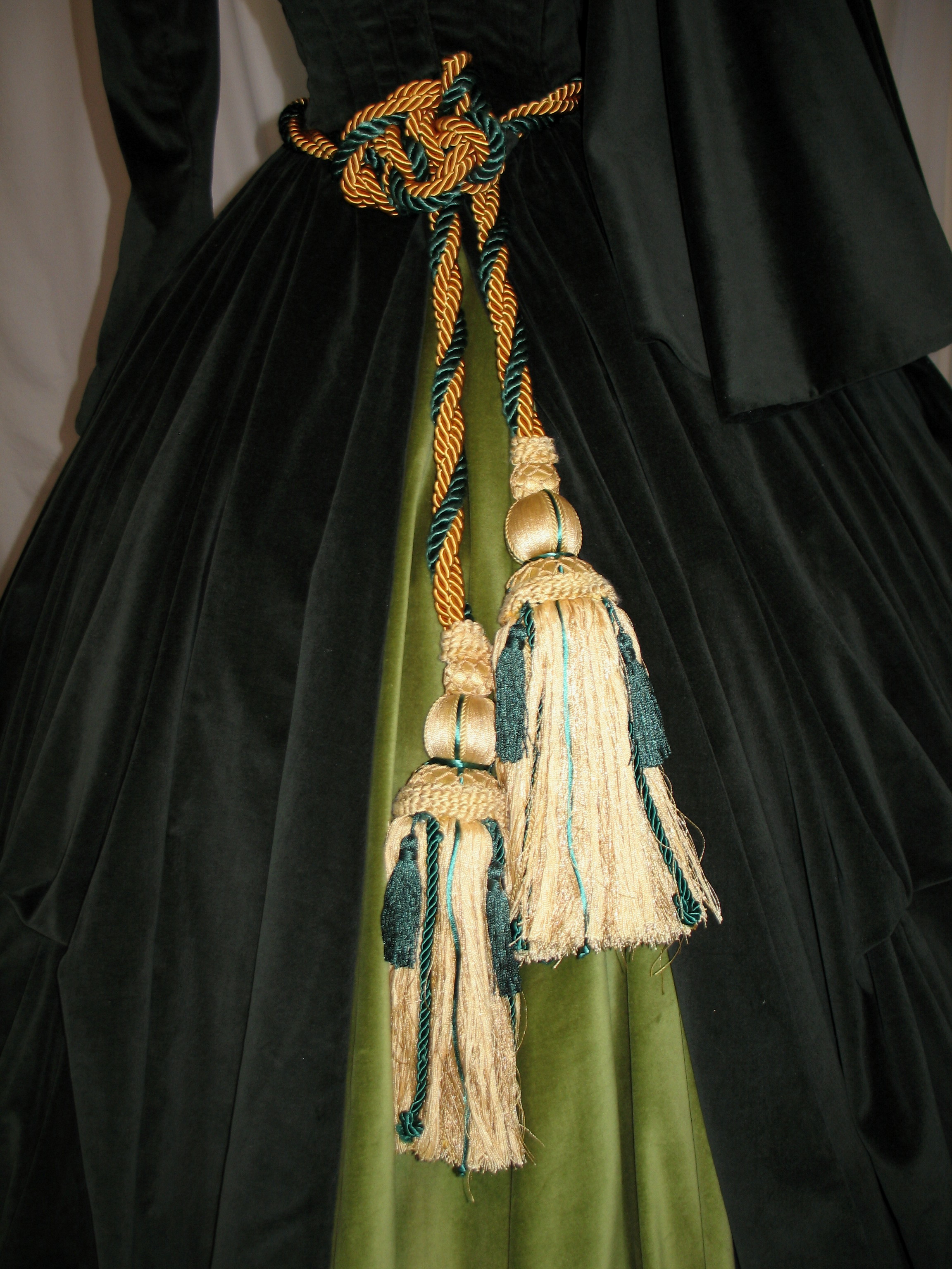 curtain dress tassels